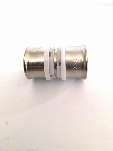 Пресс-фитинг Муфта никелированная 32*32, F-S3232N