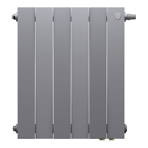 Радиатор Royal Thermo PianoForte 500 Silver Satin VDR80 - 6 секц.