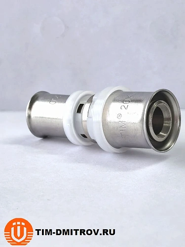 Пресс-фитинг Муфта переходная никелированный 20*16, арт.F-S2016N