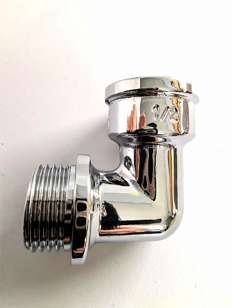 Хромированный уголок латунный 1/2 "x1/2 ",арт.K-LFM022