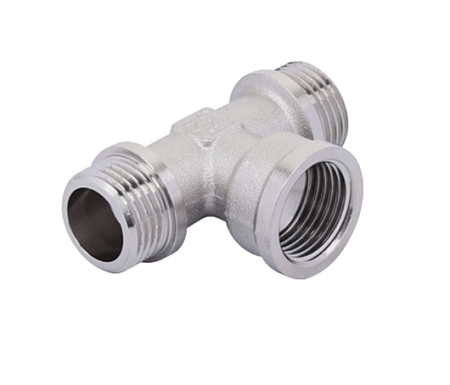 Тройник никелированный  3/4ш*3/4г*3/4ш (ZEISSLER) ZSr.163.0805