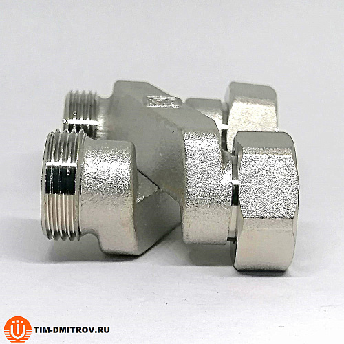 Узел подключения радиатора перекрестие Х-образное ;3/4&quot;х3/4&quot;EK, арт.RBX501.03