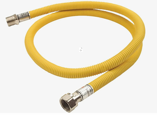 Подводка для газа сильфонная,  металлическая в оплётке г/ш 3/4"-80см, арт.C-GSP37-8