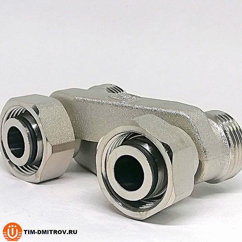 Узел подключения радиатора перекрестие Х-образное ;3/4&quot;х3/4&quot;EK, арт.RBX501.03