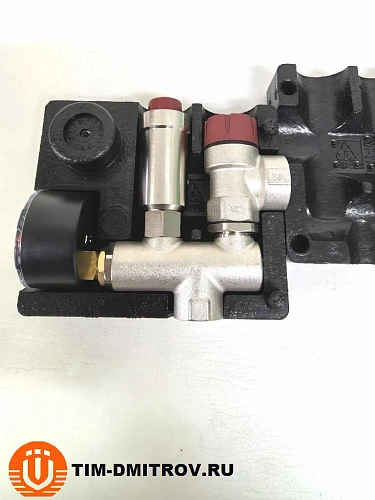 Группа безопасности котла 1/2", латунь,до 50 кВт  с термоизоляцией, ZSg.414.0104N