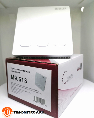 Термостат комнатный с дисплеем 220В/3А, Zeissler,M9.613
