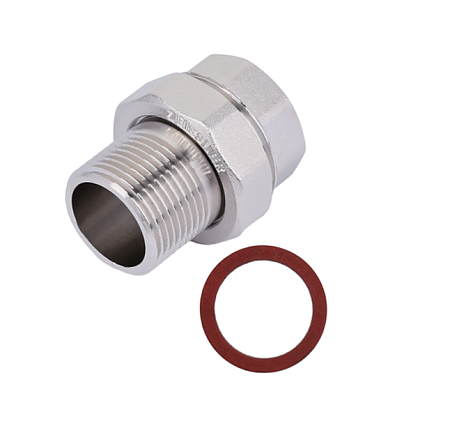 Муфта американка для прямого соединения  никелированная  2&quot;г/ш (ZEISSLER) ZSr.165.0109