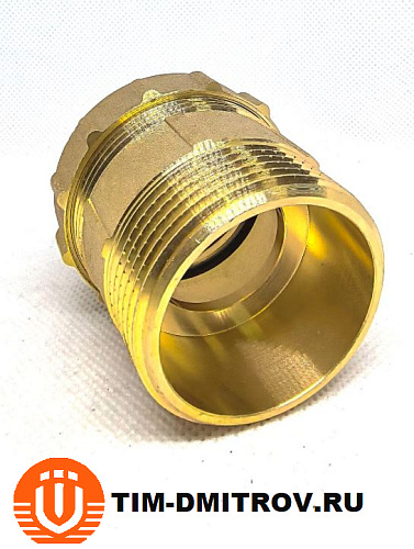 Муфта с наружной резьбой для труб ПНД 32*11/4 ,ZSr.151.023207