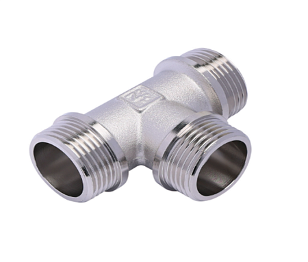 Тройник никелированный  2ш*2ш*2ш (ZEISSLER) ZSr.163.0109