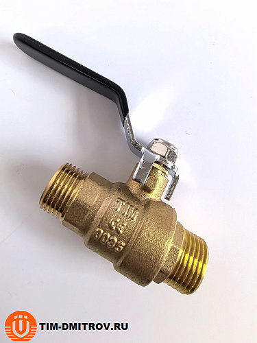 Кран шаровой TIM (рычаг), 1/2" Ш-Ш,DE1203