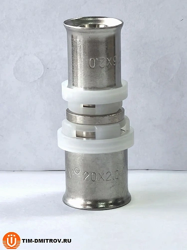 Пресс-фитинг Муфта переходная никелированный 20*16, арт.F-S2016N