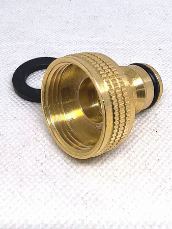 Адаптер штуцерный с внутренней резьбой, латунный 3/4",арт.FQ-F03