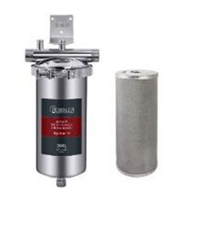 Фильтр магистральный из нержавейки для горячей и холодной воды 10ВВ-1. картридж из нержавеющей стали, 10 MKM, арт.ZSm.2203.S.1016B