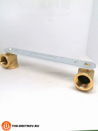 Планка монтажная для смесителя 1/2&quot; х 1/2&quot; внутренняя резьба TIM ,арт.FZ022