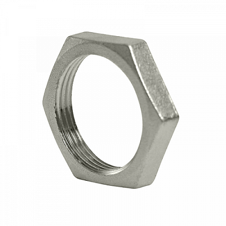 Контргайка без бортики никелированная 3/4&quot;г  (ZEISSLER) ZSr.167.0105