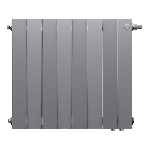Радиатор Royal Thermo PianoForte 500 Silver Satin VDR80 - 8 секц.